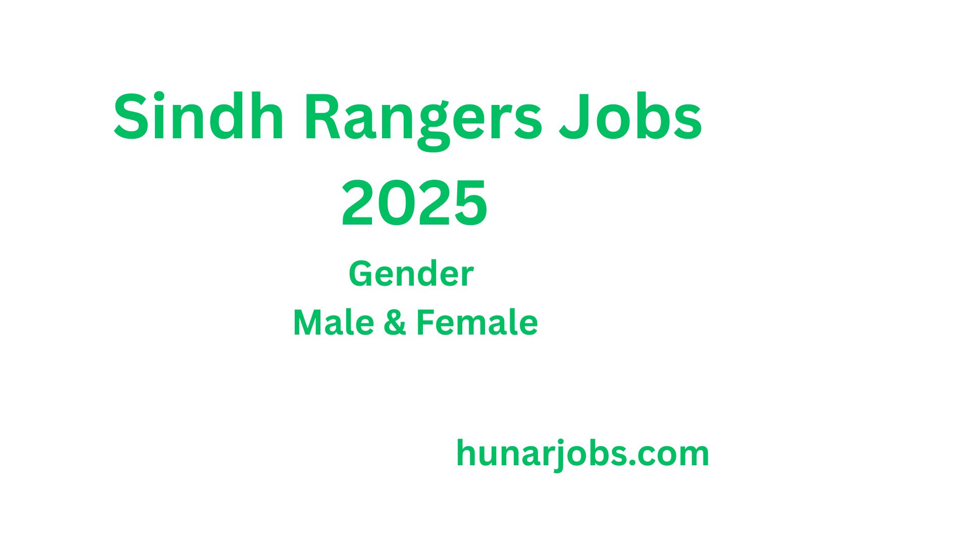 sindh rangers jobs
