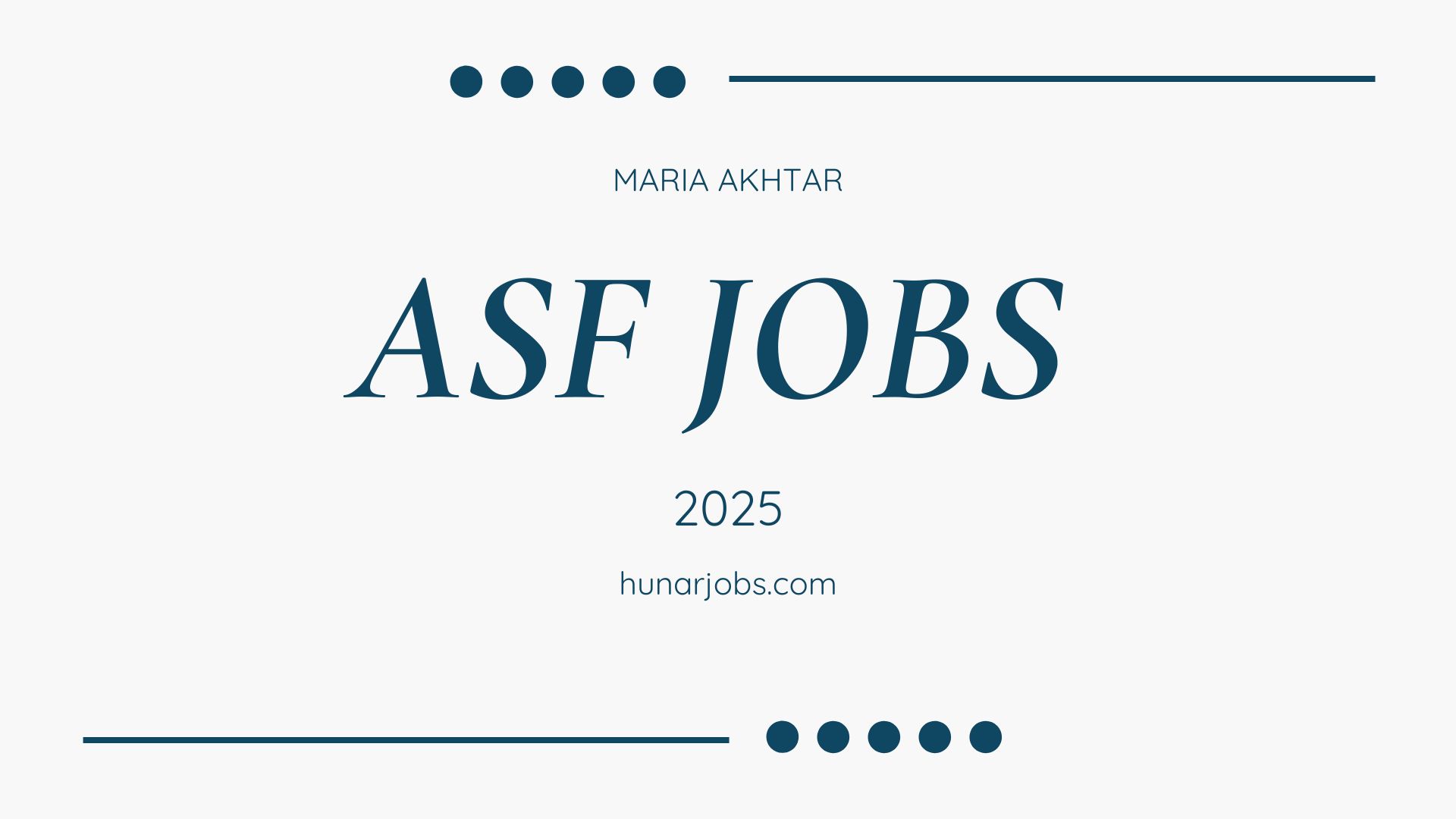 asf jobs