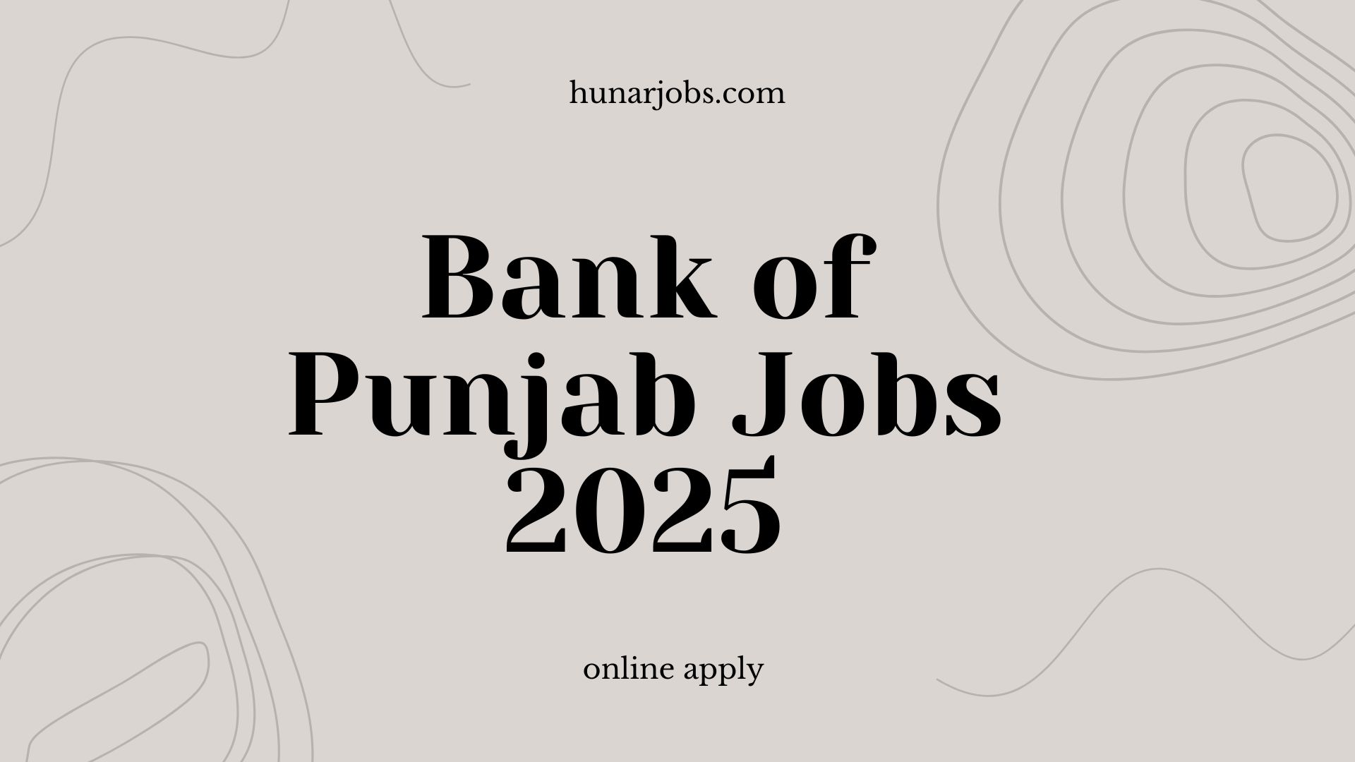 Bank of Punjab Jobs
