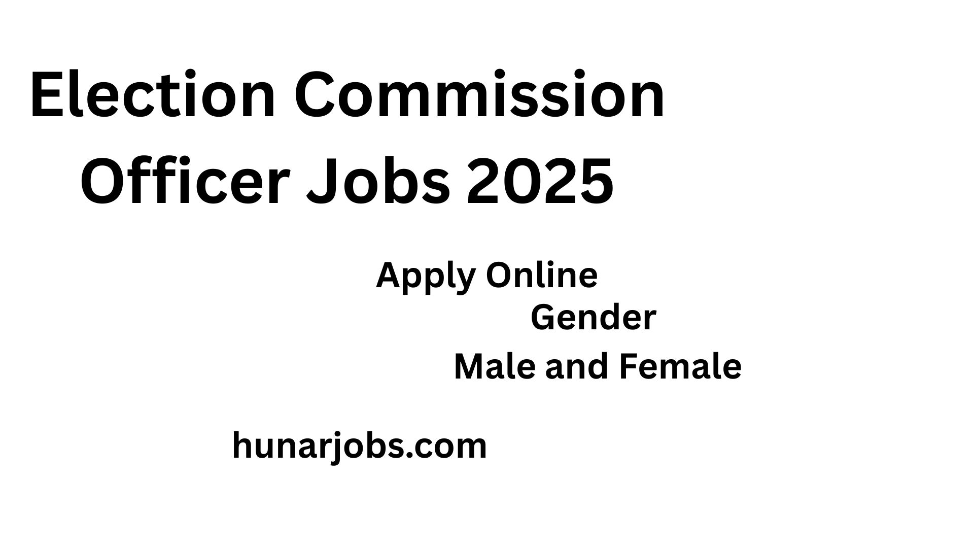 Election Commission Officer Jobs